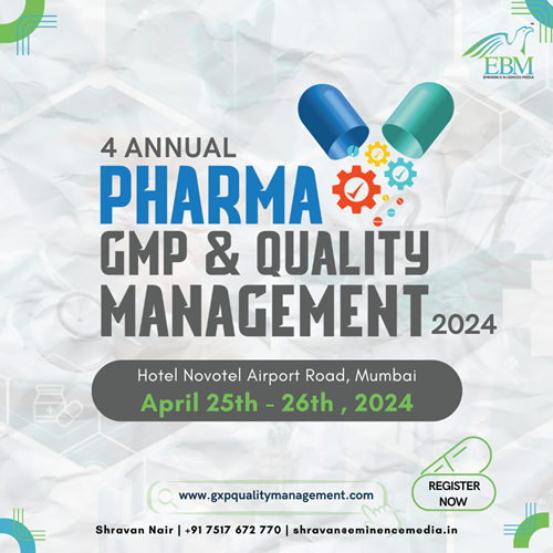 4th Annual Pharma GMP Quality Management 2024